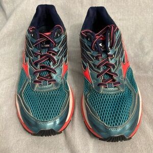Mizuno Wave Paradox 3 Turquoise Sneakers Running Size 9